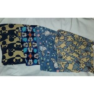 8 pair LuLaRoe Disney leggings OS